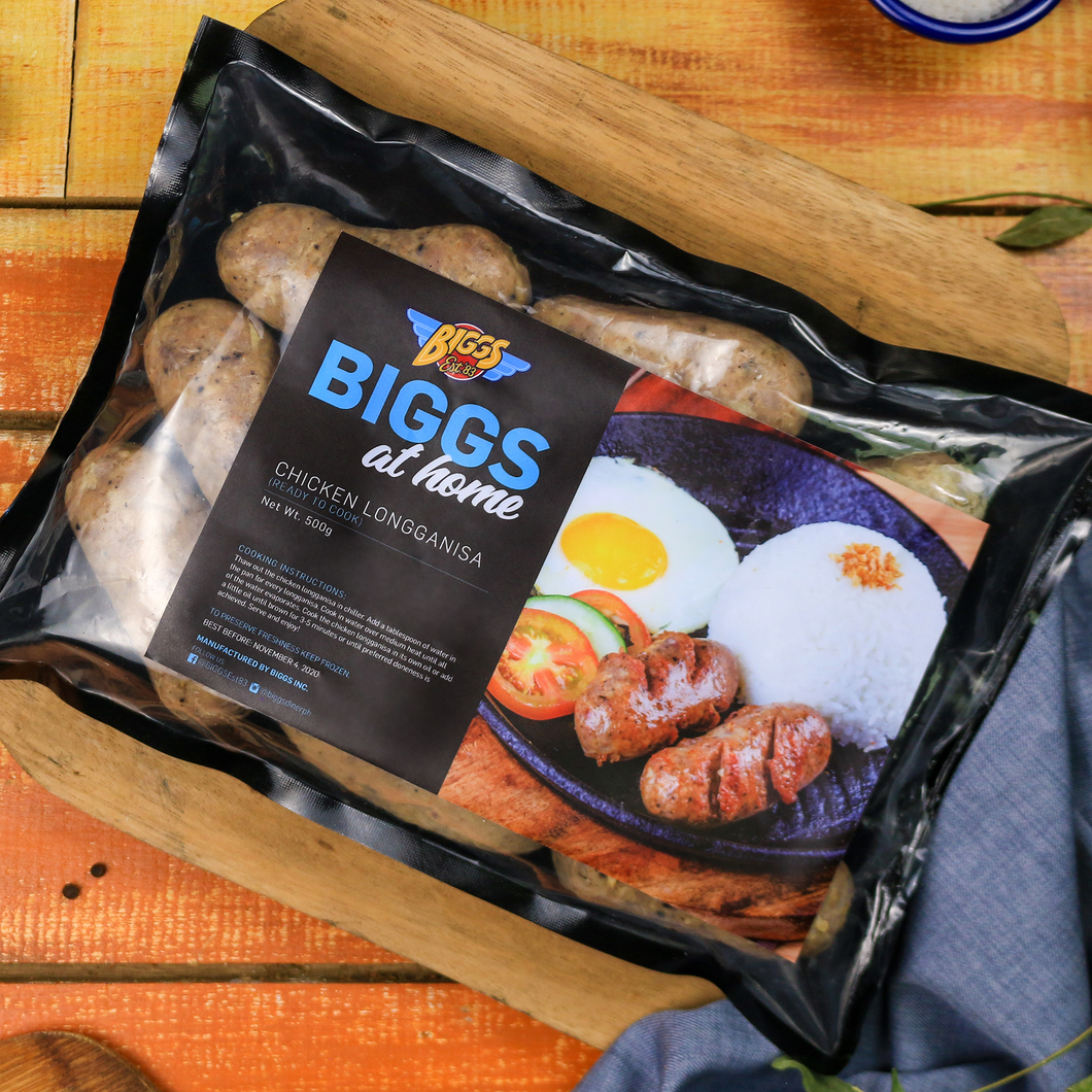 BIGGS at Home: Chicken Longganisa